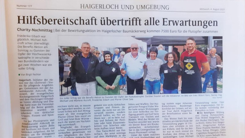 Flutopfer Hilfsbereitschaft &uuml;bertrifft alle Erwartungen